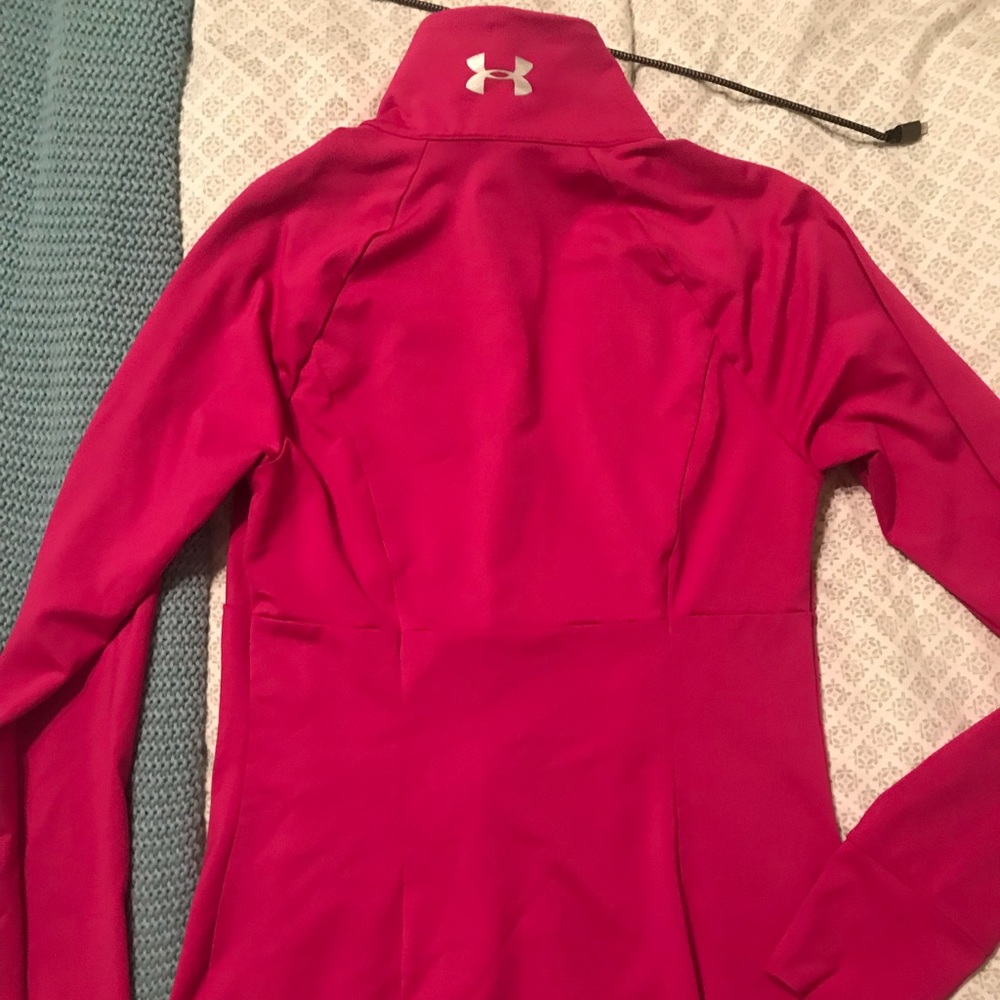 Under Armour long zip jacket PInk